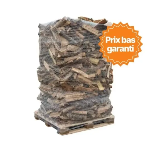 [braz bb25 1500 secnat] bois de chauffage – 25 cm – ballot sur palette 2 stères 1,5m³