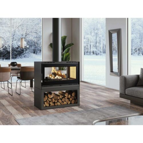poele a bois 2 vitres firematic ottawa s 126 kw